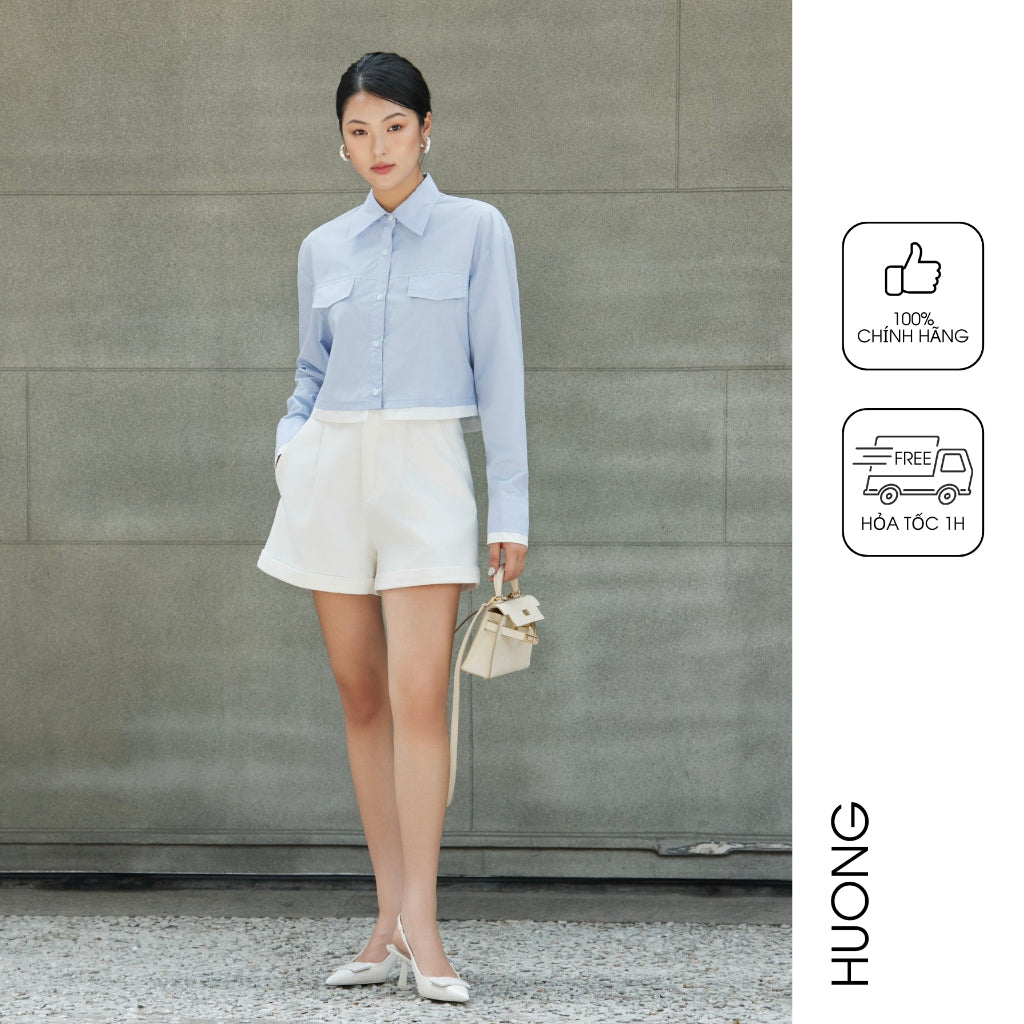 Quần short mưa trắng HUONG BOUTIQUE BSQS01