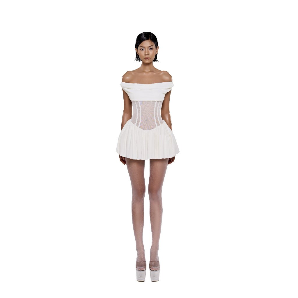 Aner Sexy Sexy See-through Off Shoulder Dress V24031598 LSEOUL