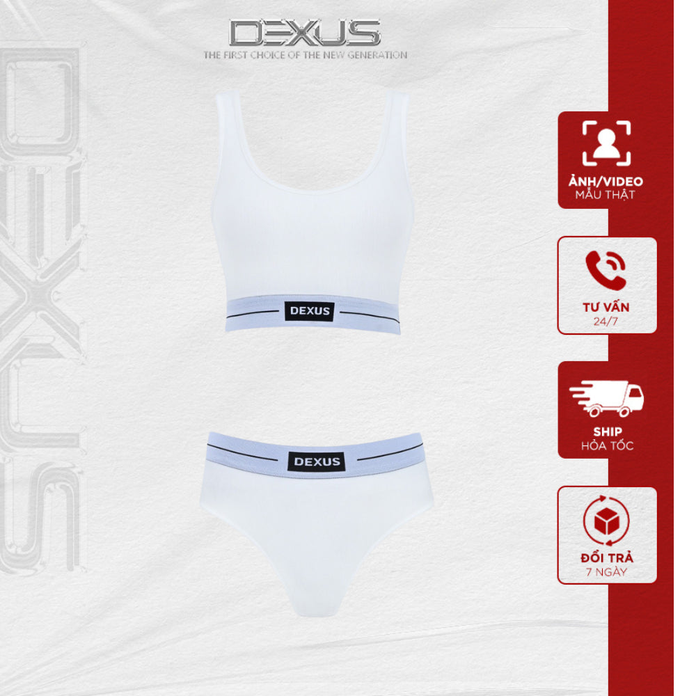 Personality White Women's BIKINI SET _ DXS70286T