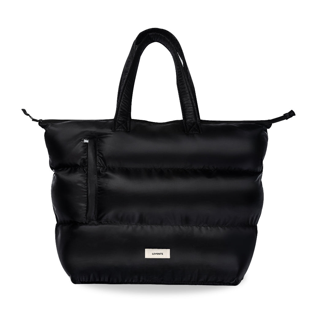 Levents® Puffer Tote Bag/ Black