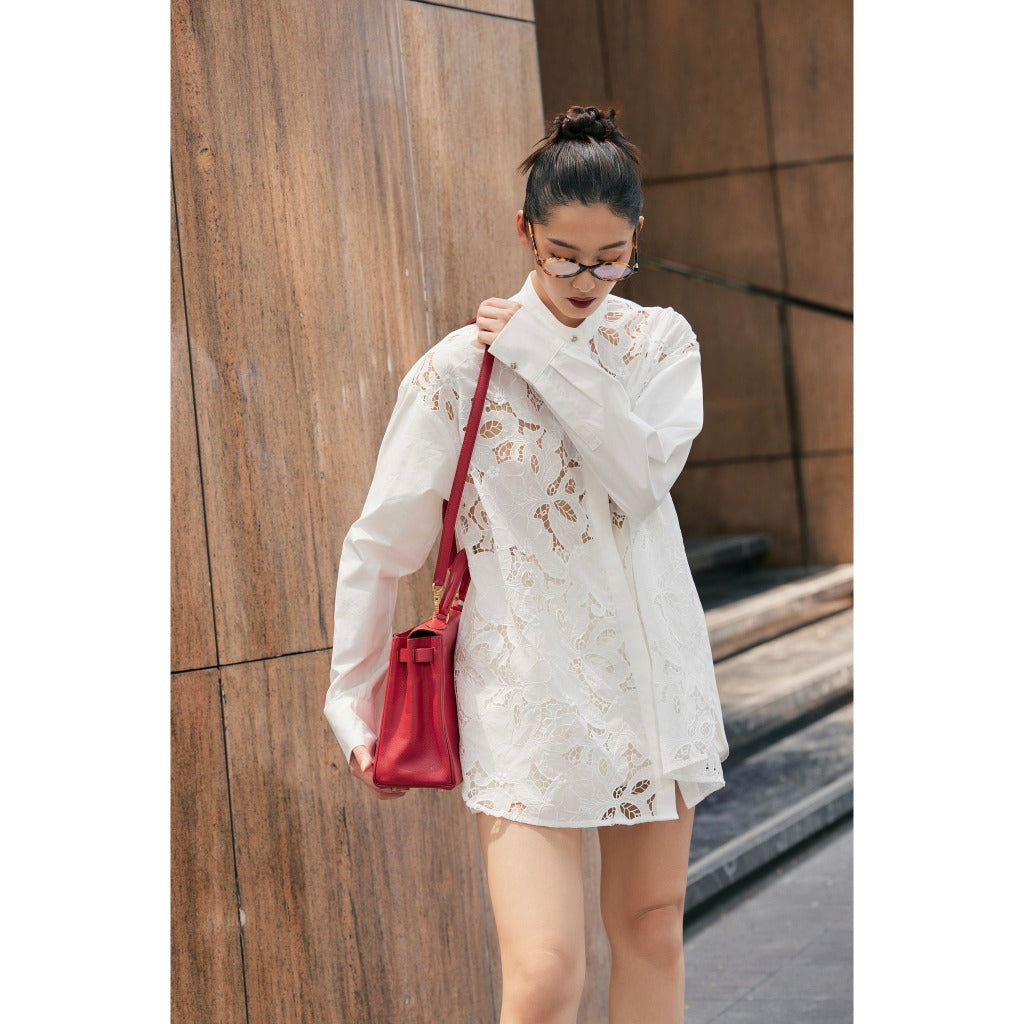 Áo sơ mi Amelia Shirt HUONG BOUTIQUE HBSM1130