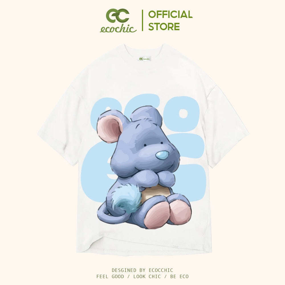 ECOCHIC BIG MOUSE Tee Local Brand Authentic Unisex Oversize Premium Cotton 100% B009