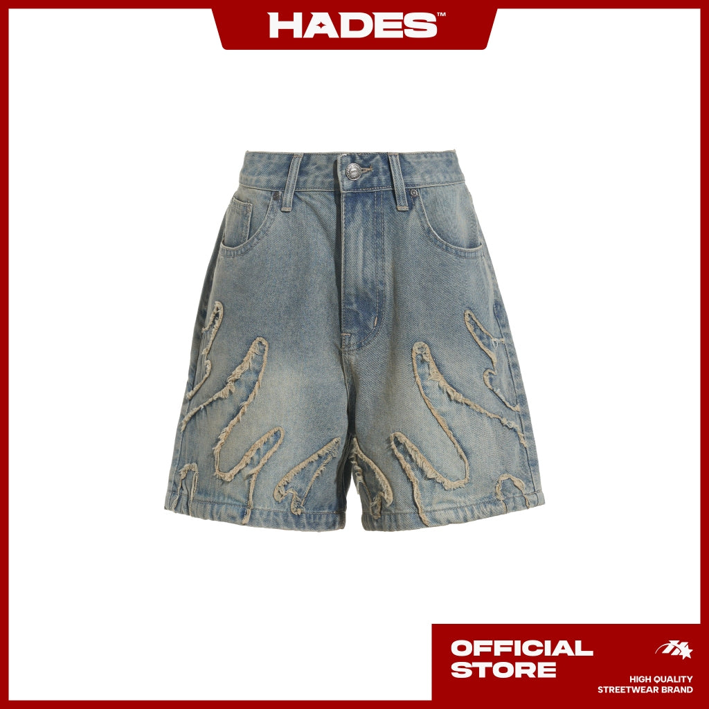 Unisex HADES WASH JEANS SHORT Pants - Genuine HADES Brand