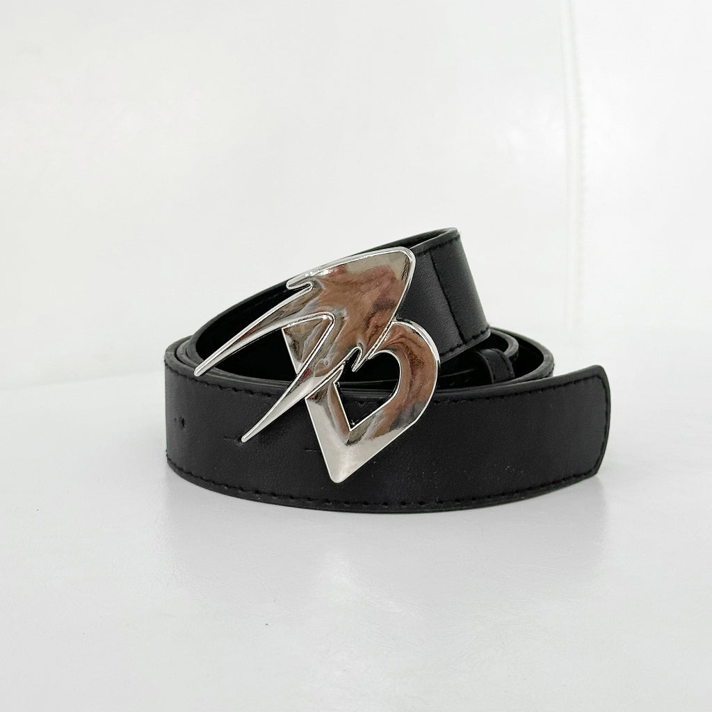 BLANKESPACE Lightning Belt PU Leather Material