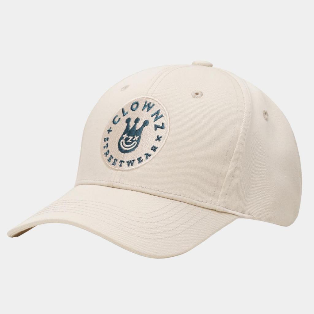 Caps, embroidered hats with local brand ClownZ Smile Face V2 unisex Korean ulzzang for men and women