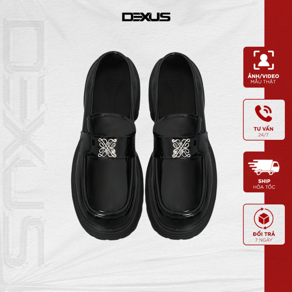 DEXUS LOAFER JET BLACK Women's Loafers Fullbox _PK0010 + PK0011