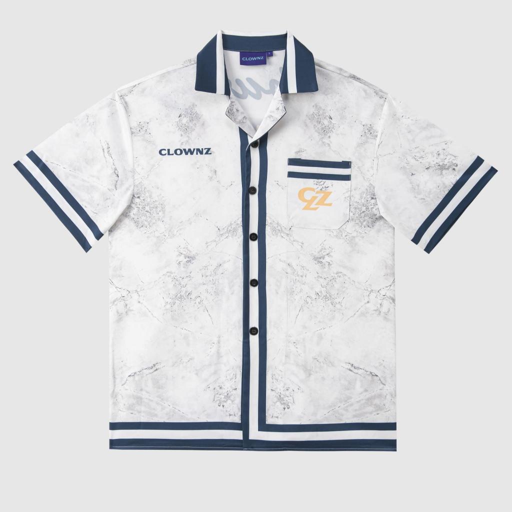 Áo sơ mi ClownZ Floral Shirt form rộng áo thun tay ngắn đẹp tay lỡ vải kate lụa cao cấp nam nữ