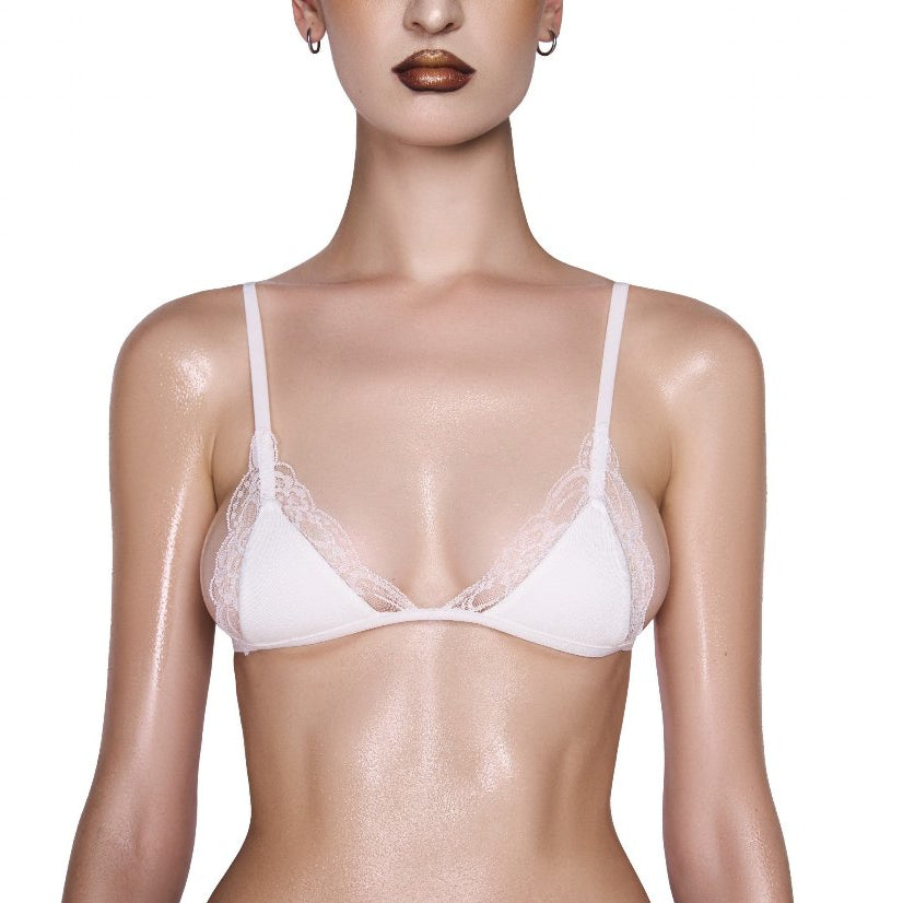 Éthérée LSEOUL Sexy White Lace Bra A24032746