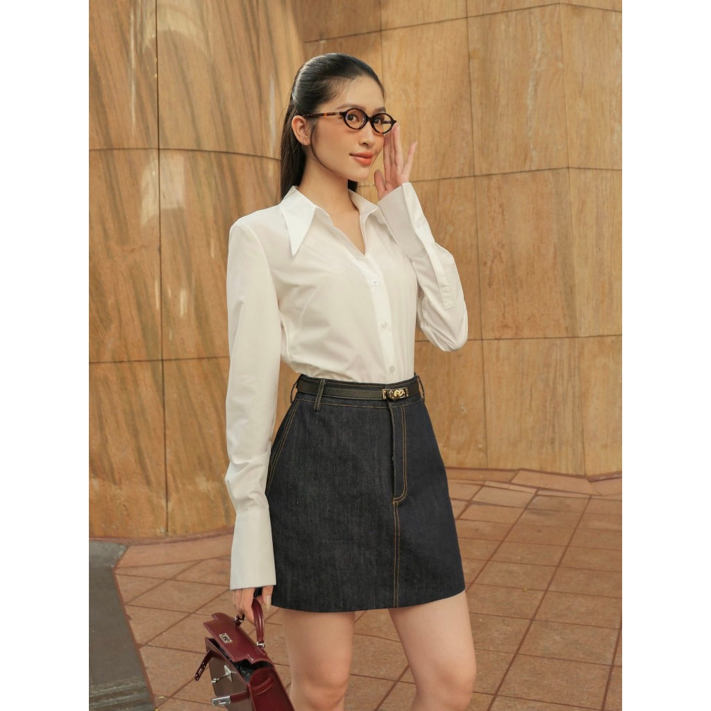 White Jane Shirt HUONG BOUTIQUE HBSM1120