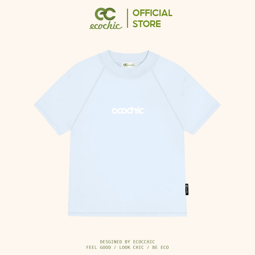 Áo Phông ECOCHIC RAGLAN BASIC BABY TEE Local Brand Chính Hãng Unisex Form Ôm Premium Cotton 100% B020