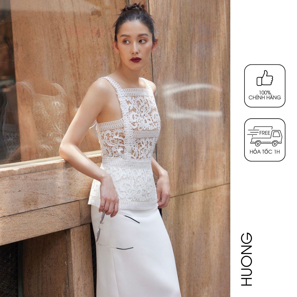 Áo sơ mi Helen Lace Top HUONG BOUTIQUE HBSM1129