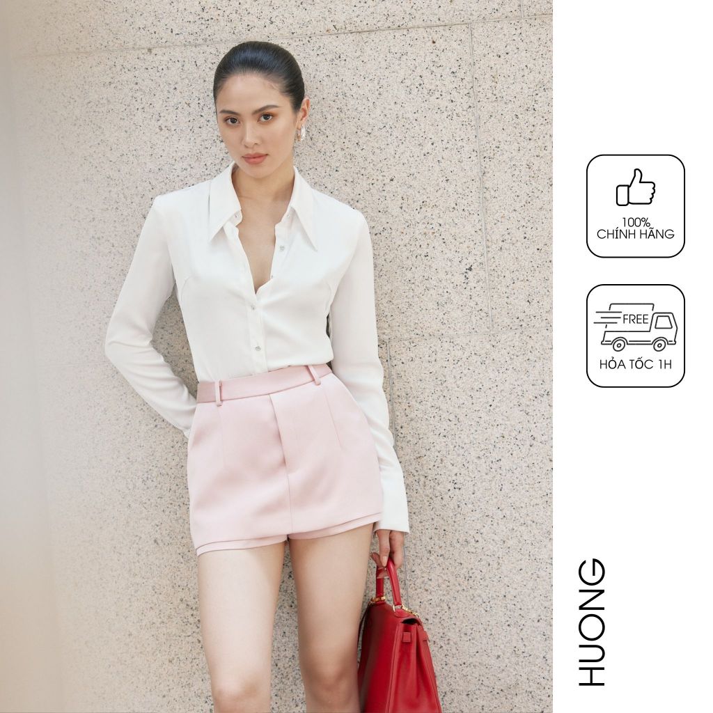 Celine Skirt HUONG BOUTIQUE mini skirt HBZ510, 2 colors pink &amp; gray