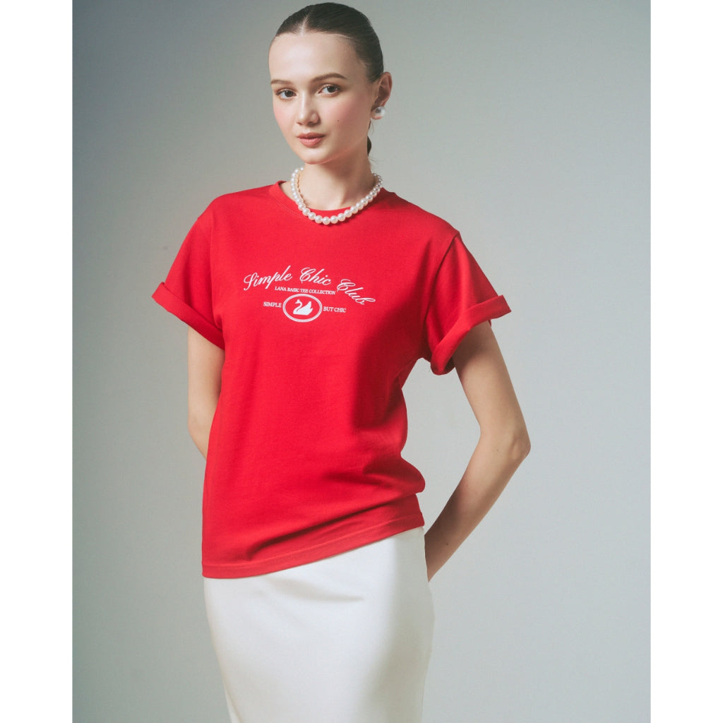 Simple Chic Club T-shirt | 4169 | Lana Official