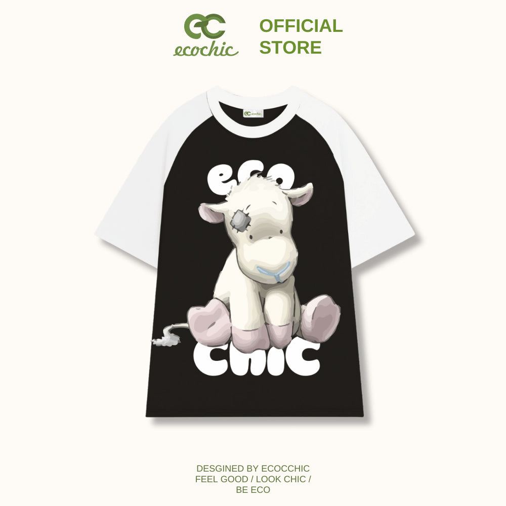 Áo Phông ECOCHIC DONKEY TSHIRT Local Brand Chính Hãng Unisex Form Rộng Oversize Premium Cotton 100% B029