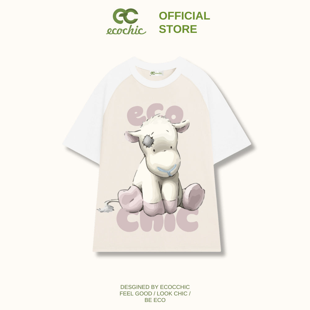 Áo Phông ECOCHIC DONKEY TSHIRT Local Brand Chính Hãng Unisex Form Rộng Oversize Premium Cotton 100% B029