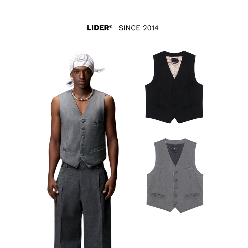 Unisex Vest LIDER WATSON GILET - Gray/Black