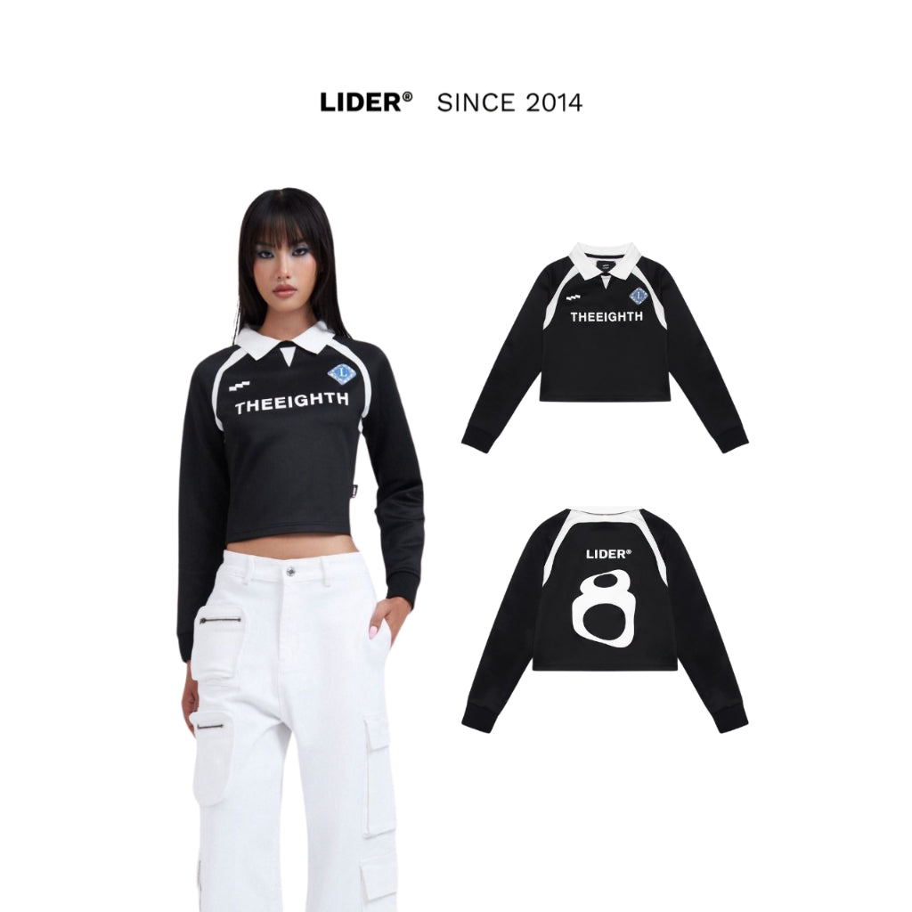 LONG SLEEVE LIDER THEEIGHTH JERSEY SHIRT Long Sleeve - Overiszed/ Cropped