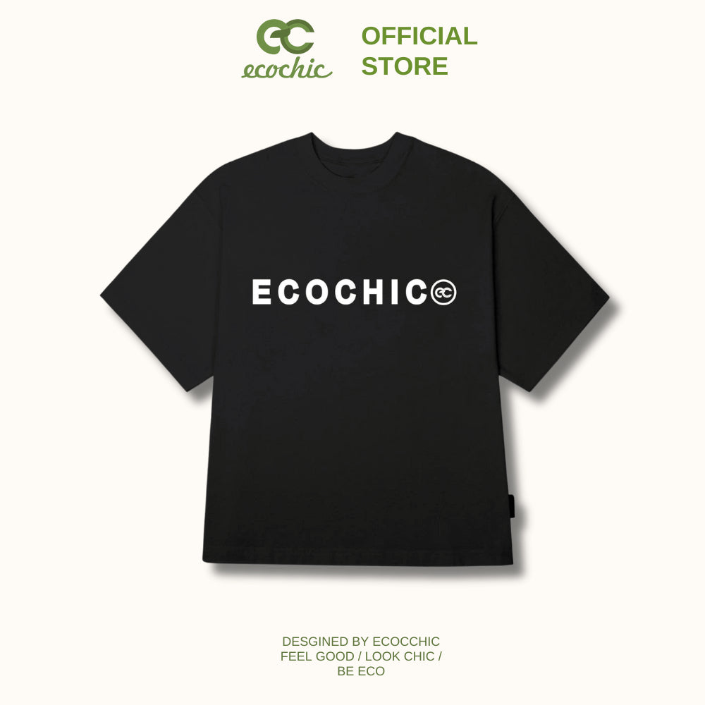 ECOCHIC LUX OF SIMPLICITY ESSENTIALS Local Brand Authentic Unisex T-Shirt Slim Fit Premium Cotton 100% B030