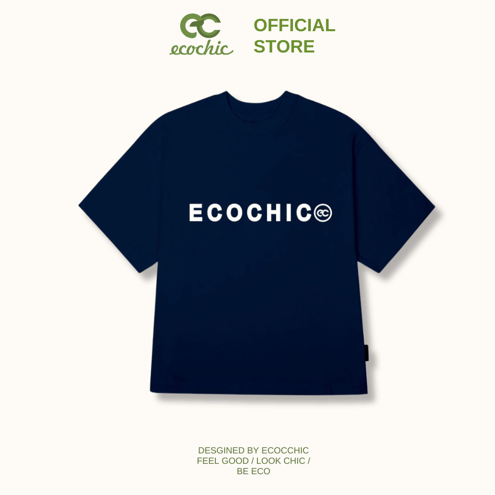 ECOCHIC LUX OF SIMPLICITY ESSENTIALS Local Brand Authentic Unisex T-Shirt Slim Fit Premium Cotton 100% B030