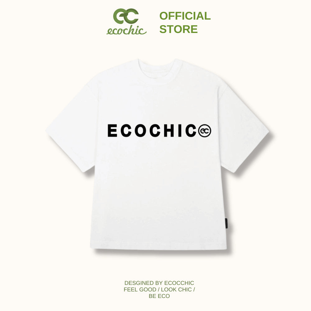 ECOCHIC LUX OF SIMPLICITY ESSENTIALS Local Brand Authentic Unisex T-Shirt Slim Fit Premium Cotton 100% B030