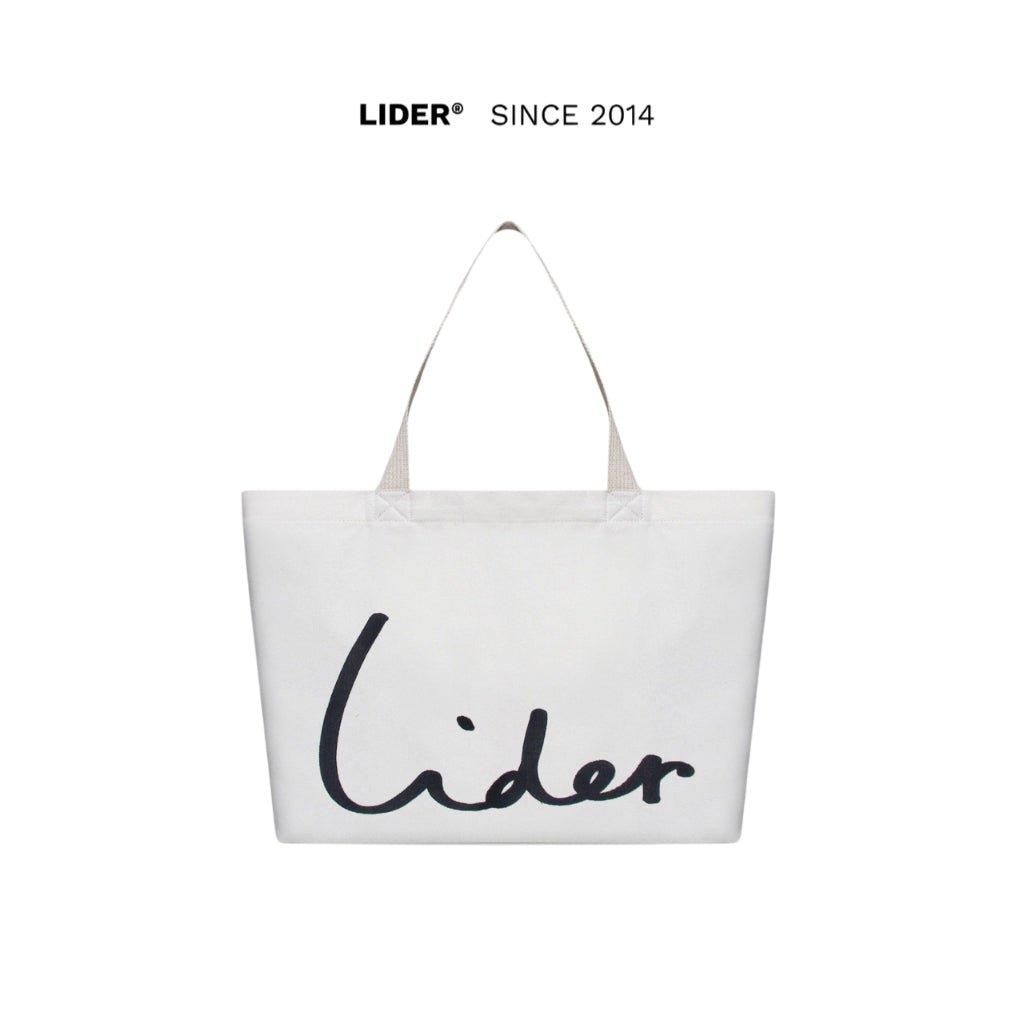 OVERSIZED CANVAS LIDERISM TOTE BAG