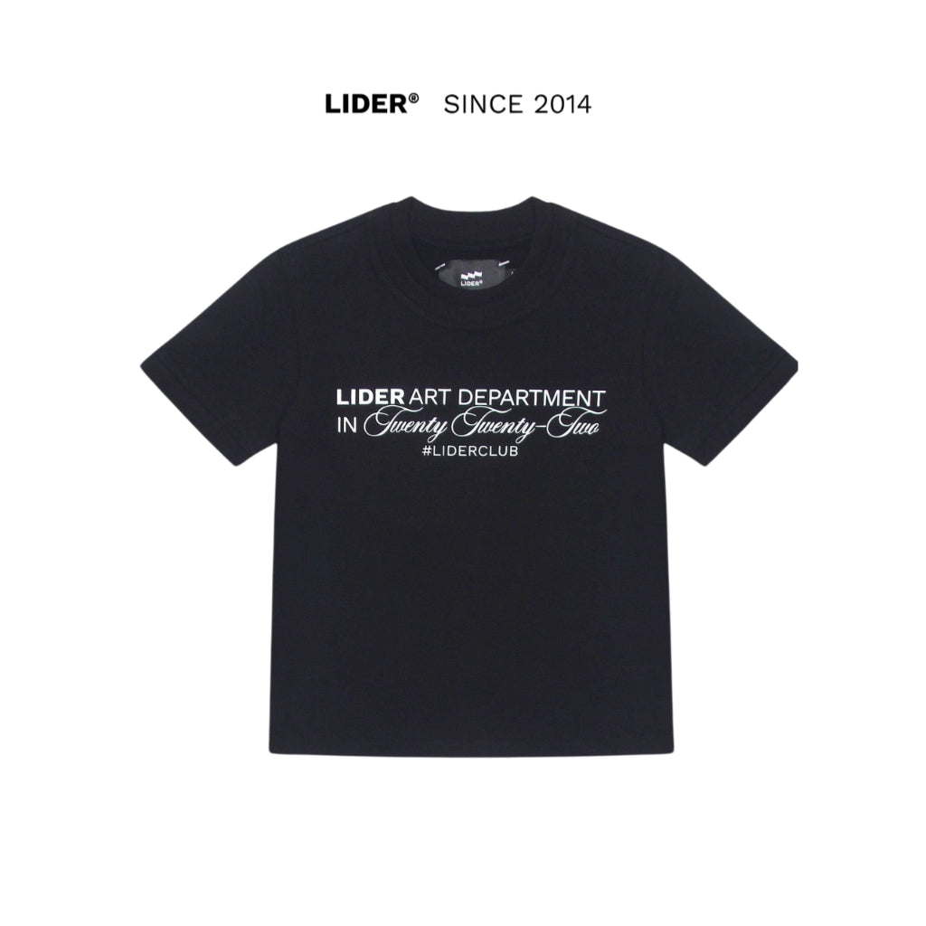 UNISEX LIDER ART DEPARTMENT TEE - White/ Black/ Gray