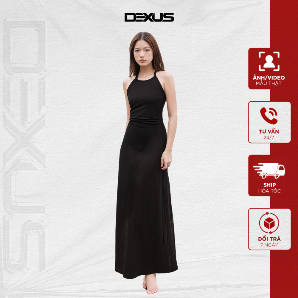 Women's Black Basic NENITO DRESS _DXV150018