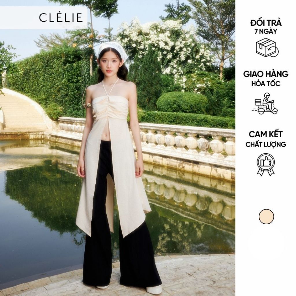 Quần cạp trễ ống loe | QI PANT - CLÉLIE