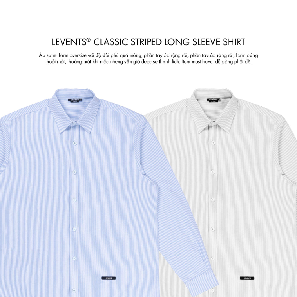 Levents Classic Long Sleeve Striped Shirt