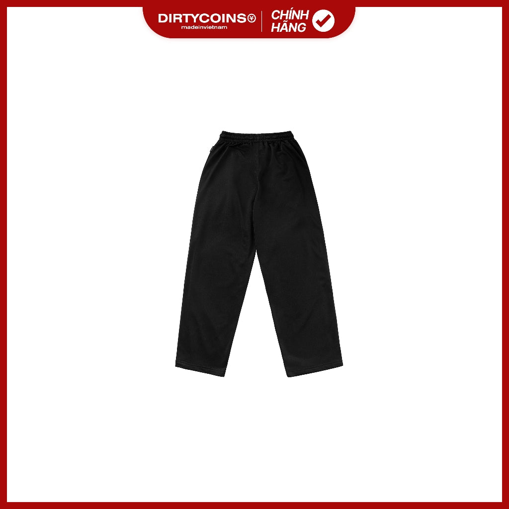 Quần DirtyCoins Track Pants Relaxed Taped Logo - Black