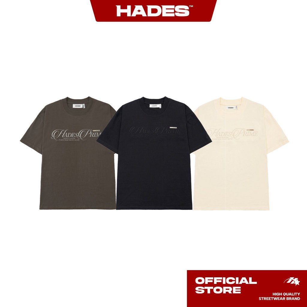 ÁO THUN TAY LỠ UNISEX HADES PRIME TEE 100% COTTON - HADES BRAND CHÍNH HÃNG