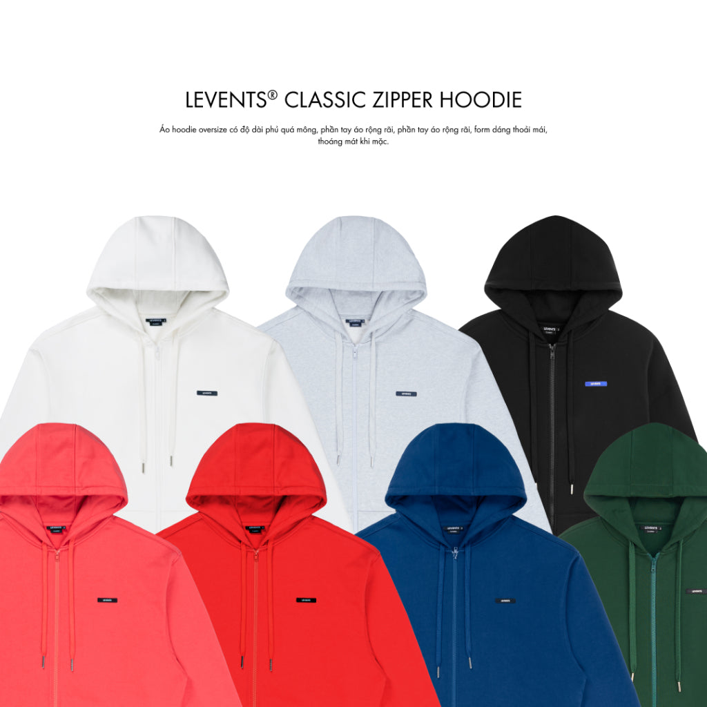 Áo Zipper Hoodie Levents Classic