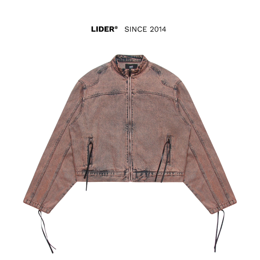 LIDER HICKEY WASHED DENIM JACKET Jeans 