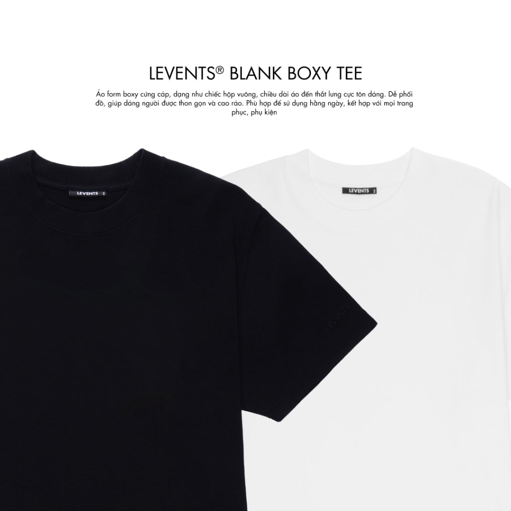 Boxy Levents Blank T-shirt