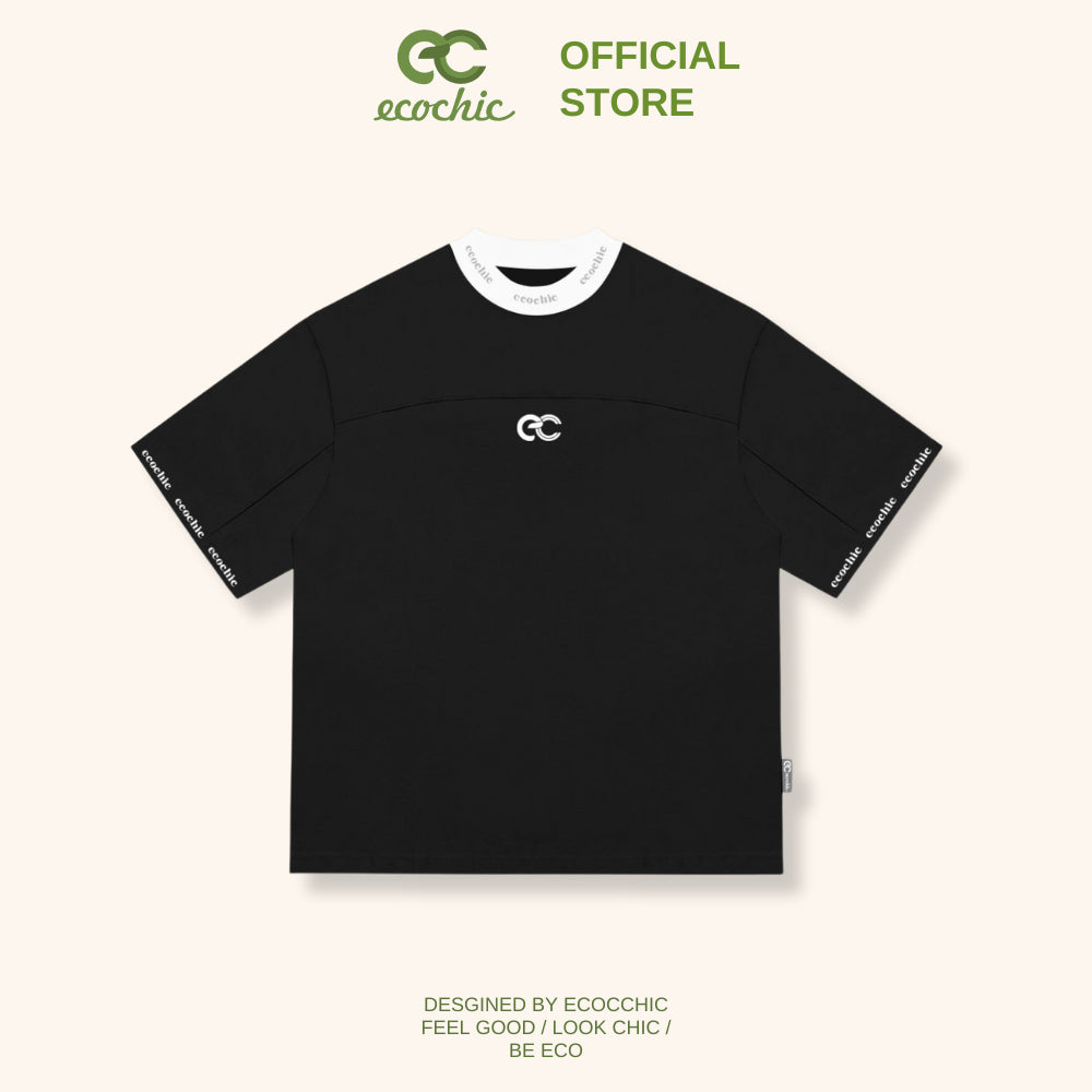 Áo Phông ECOCHIC LUX BOXY TEE ESSENTIALS Local Brand Chính Hãng Unisex Form Vừa Premium Cotton 100% B016