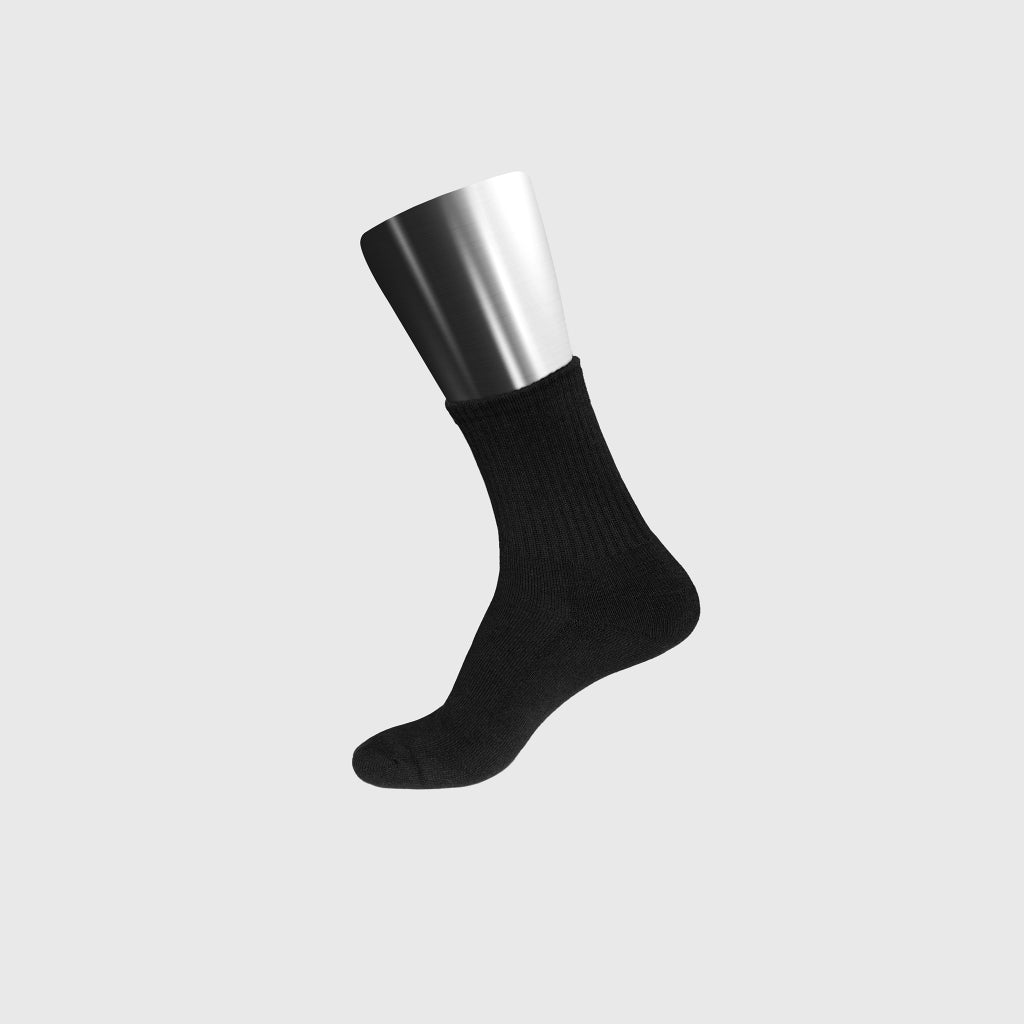 Grimm DC Comfortable Socks // Black A very simple, comfortable sock, necessary for every day