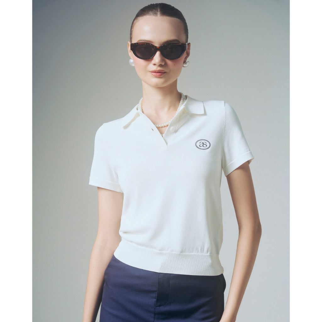 Women's Polo Shirt Embroidered Lana Carolie Logo | 4233 | Lana Official