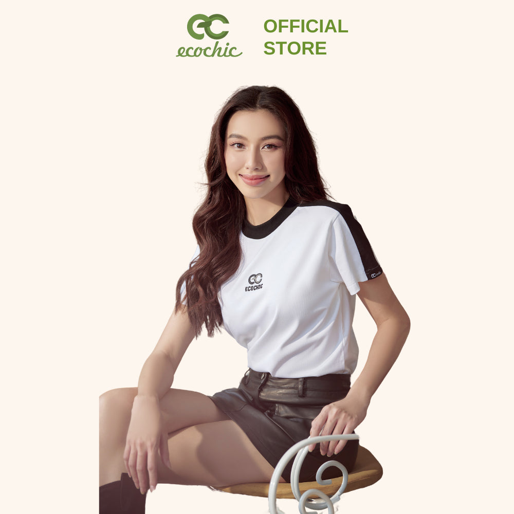 Áo Phông Baby Tee ECOCHIC BASIC Local Brand Chính Hãng Unisex Form Ôm Premium Cotton 100% F126