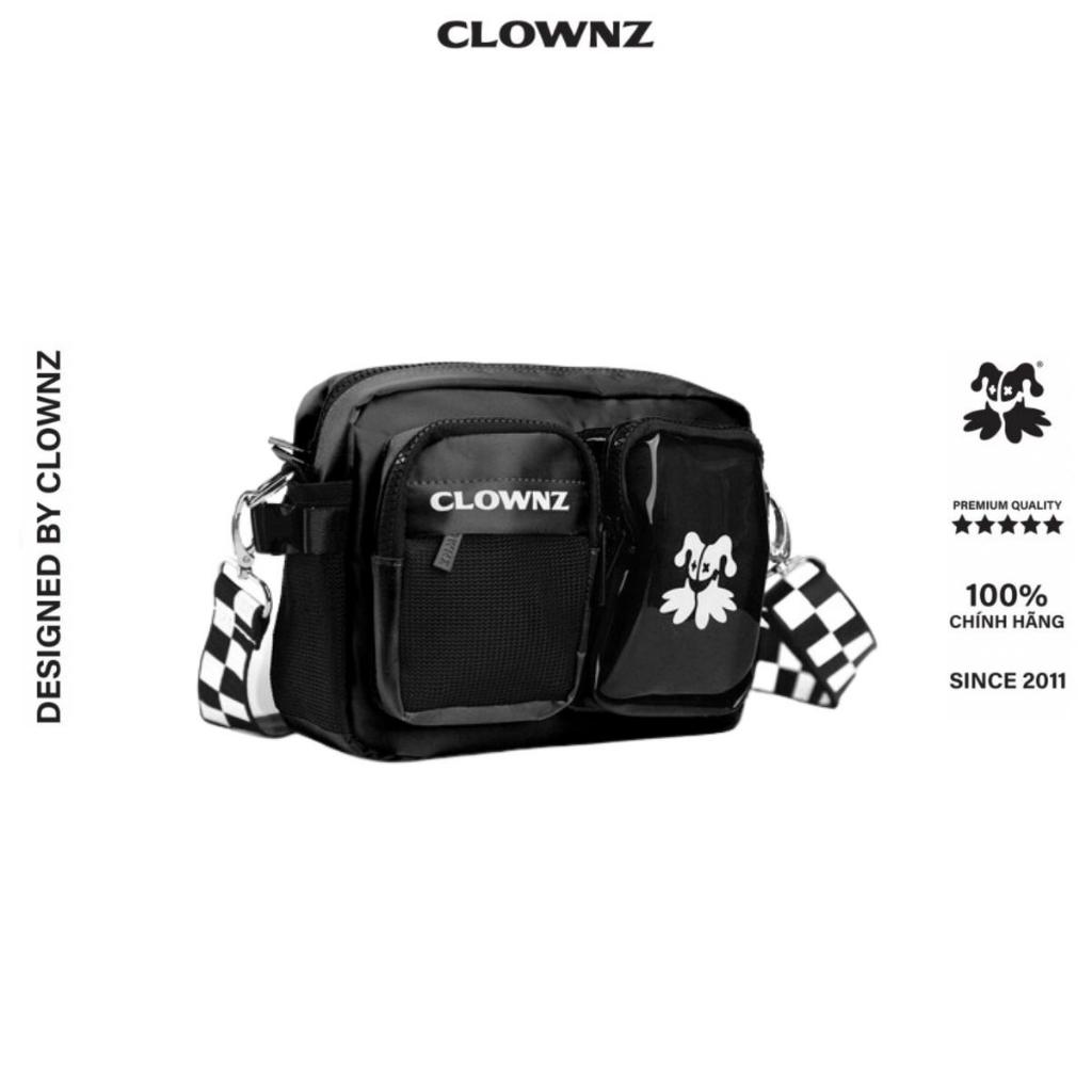 Local brand ClownZ Satchel New Logo canvas crossbody bag for men and women, Korean fashion