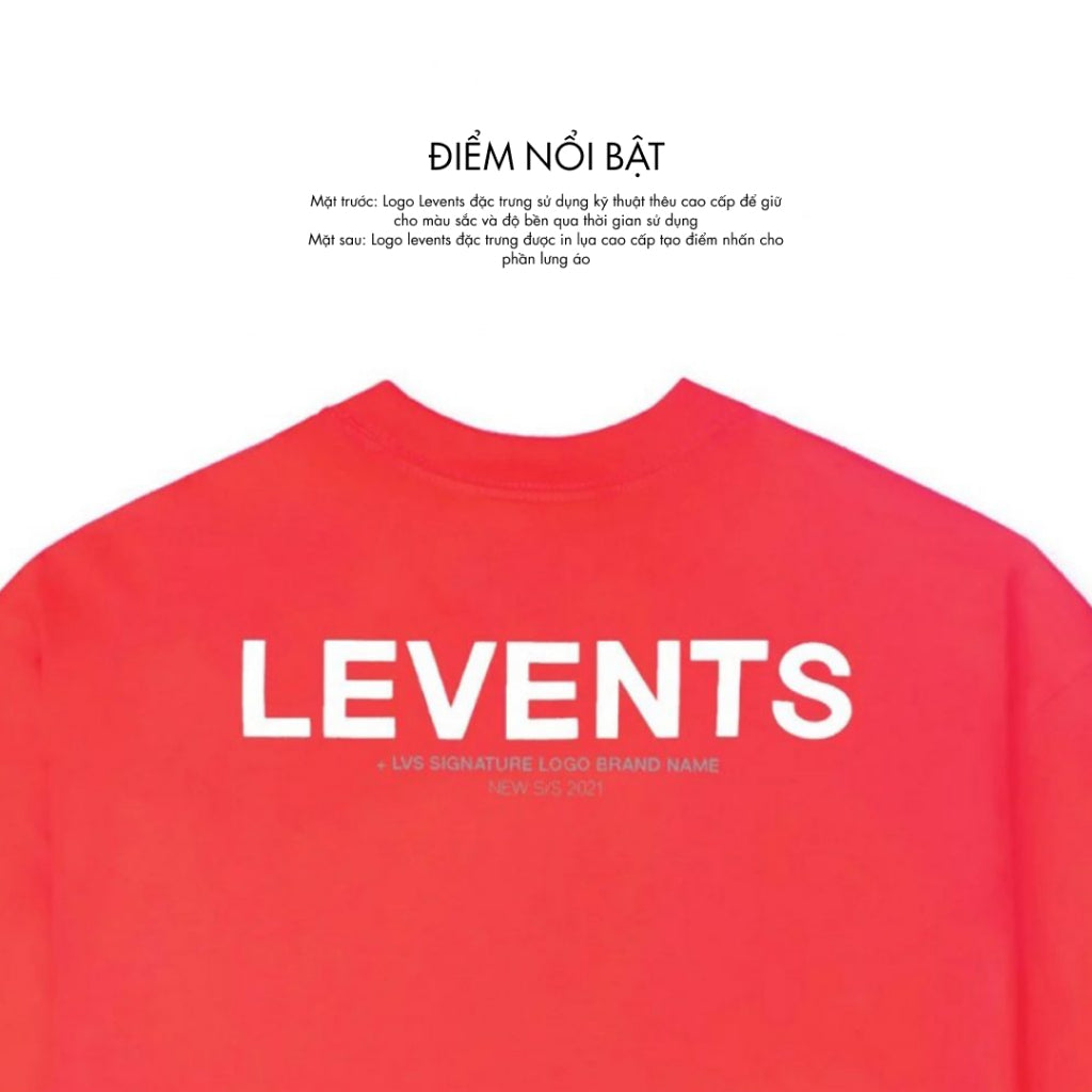 Levents XL Logo Red/White T-shirt