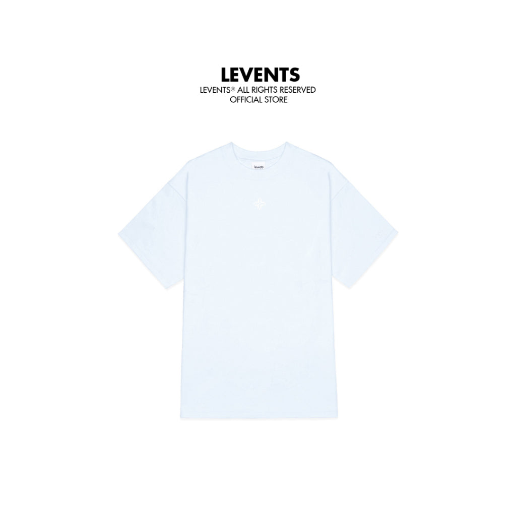 Levents XL Logo Baby Blue/White T-shirt