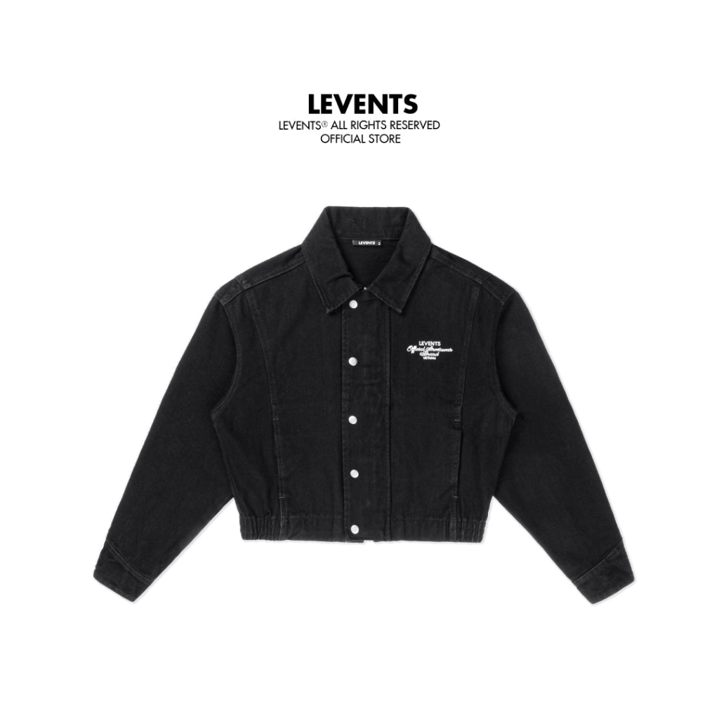 Levents Official Khaki Boxy Jacket/ Black