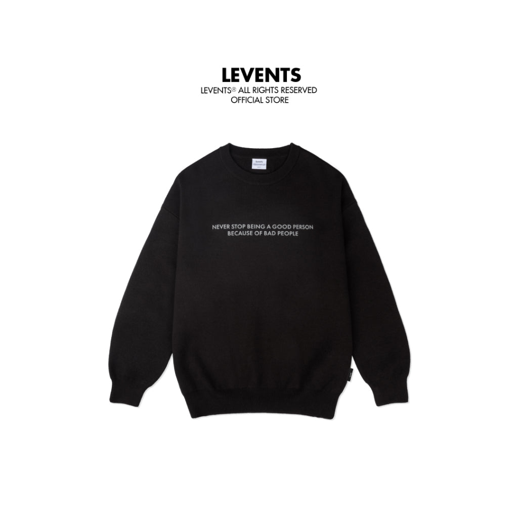 Levents Wool Sweater/ Black