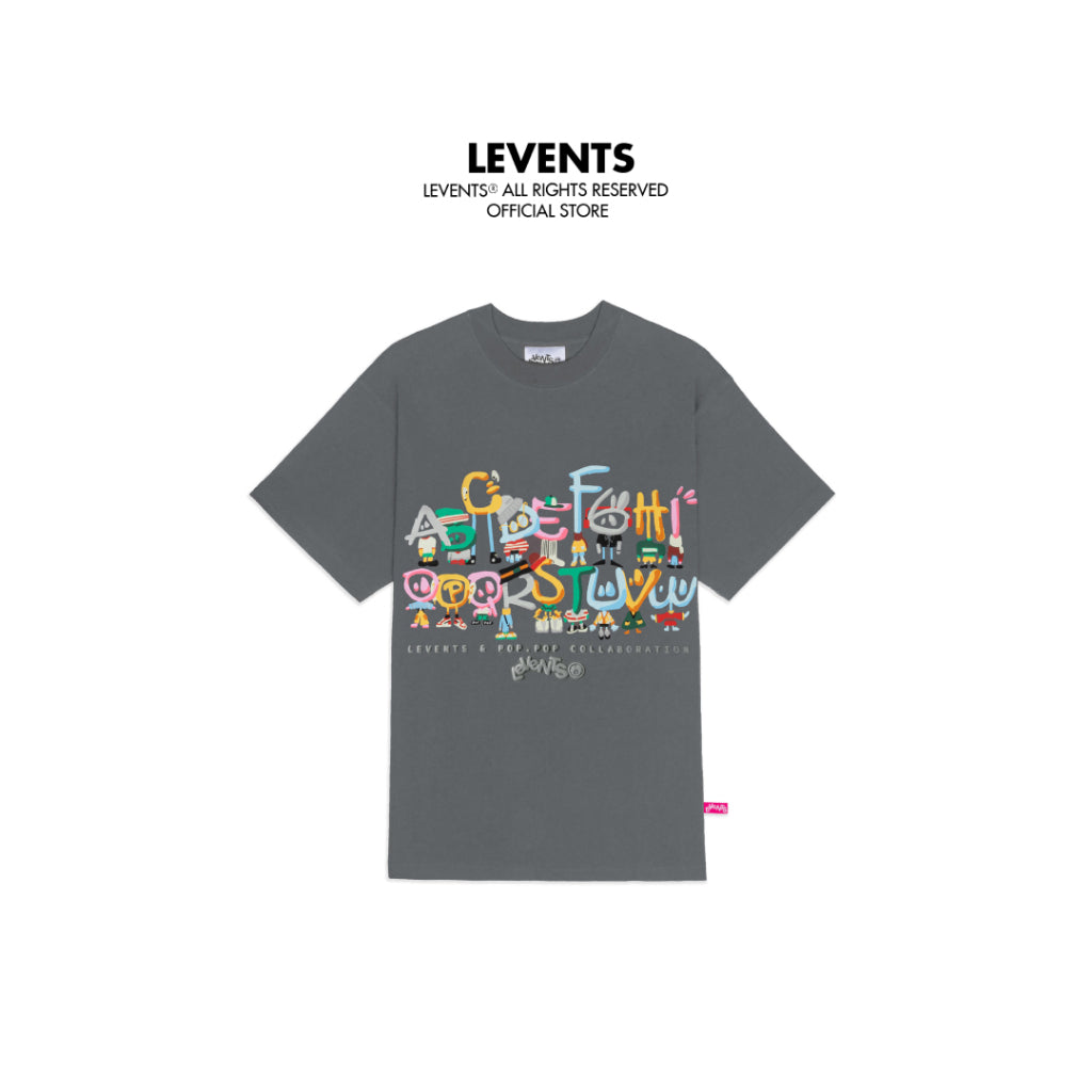 Levents T-Shirt | Poppop Friends/ Grey