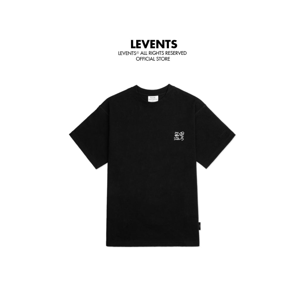 Levents Draw Icon T-shirt/ Black