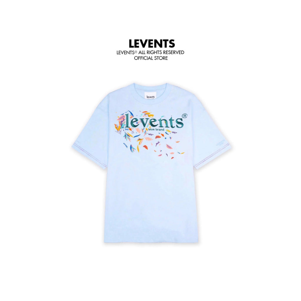 Levents Floral/ Baby blue T-shirt