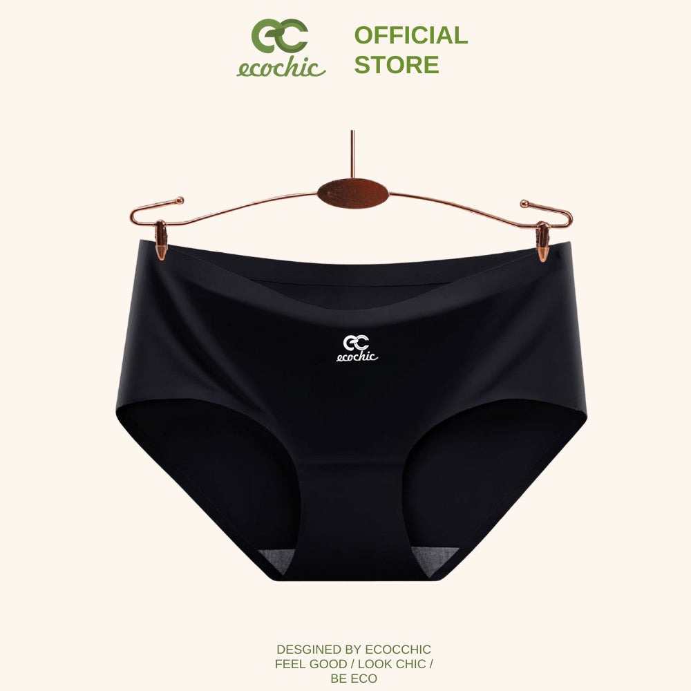 Set Quần Lót Nữ ECOCHIC Full Hộp Chất Liệu Chip Su Đúc Cao Cấp Logo Dập Nổi Chất Liệu Thoải Mái Thoáng Mát A699