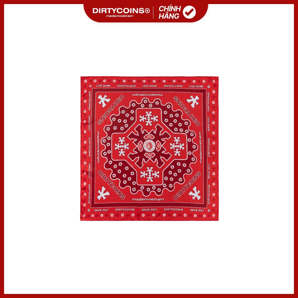 DirtyCoins Signature Y Pattern Bandana Towel