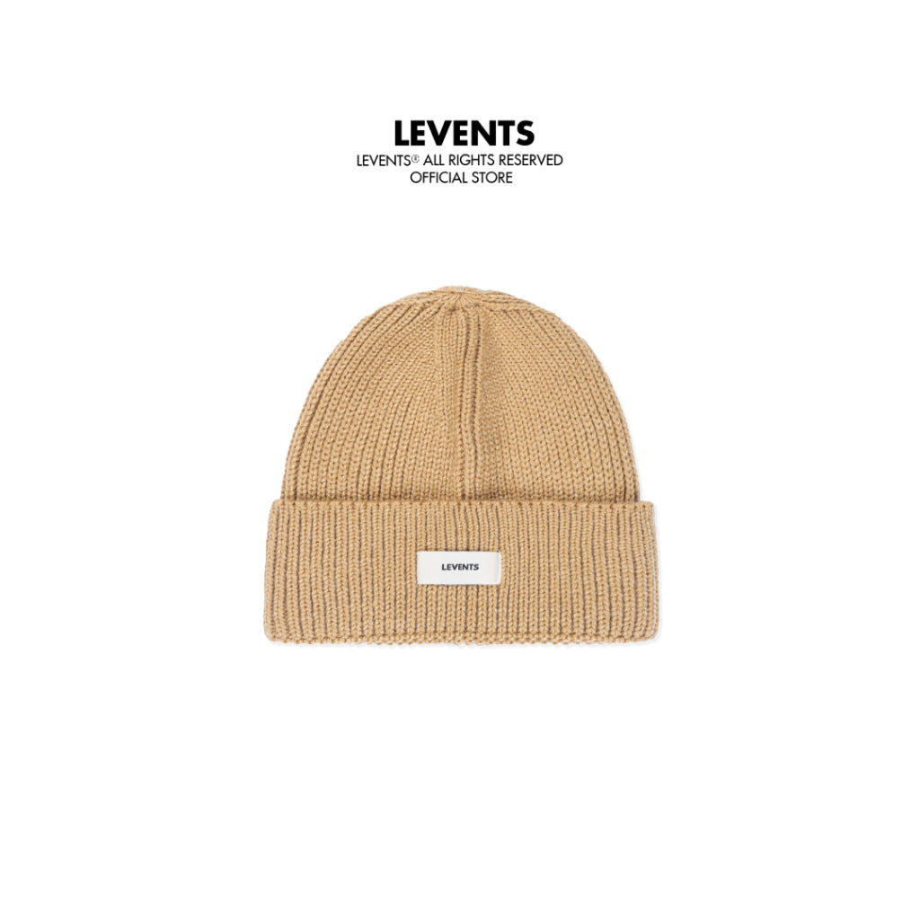 Len Levents/Light Brown Beanie Hat