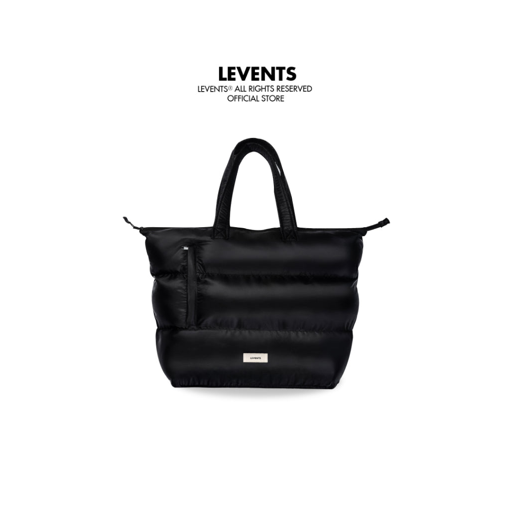 Levents® Puffer Tote Bag/ Black